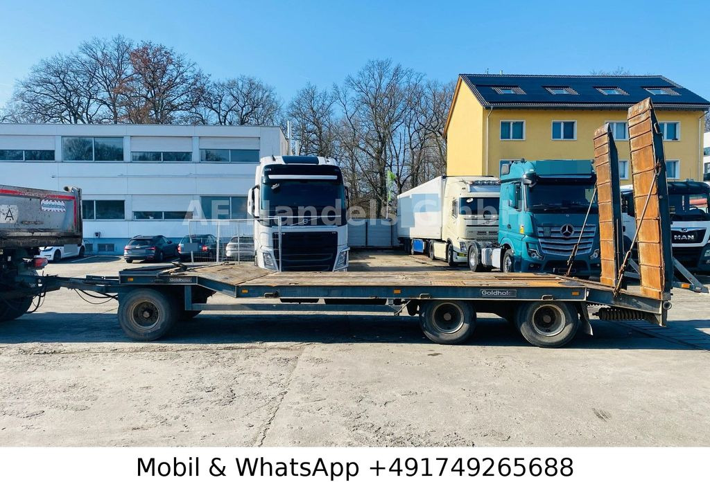 Goldhofer TU 3-24/80 Drehschemel *Rampen/L.8,30m/TÜV-11.25 - Низькорамна платформа причіп: фото 2 Goldhofer TU 3-24/80 Drehschemel *Rampen/L.8,30m/TÜV-11.25 - Низькорамна платформа причіп: фото 2