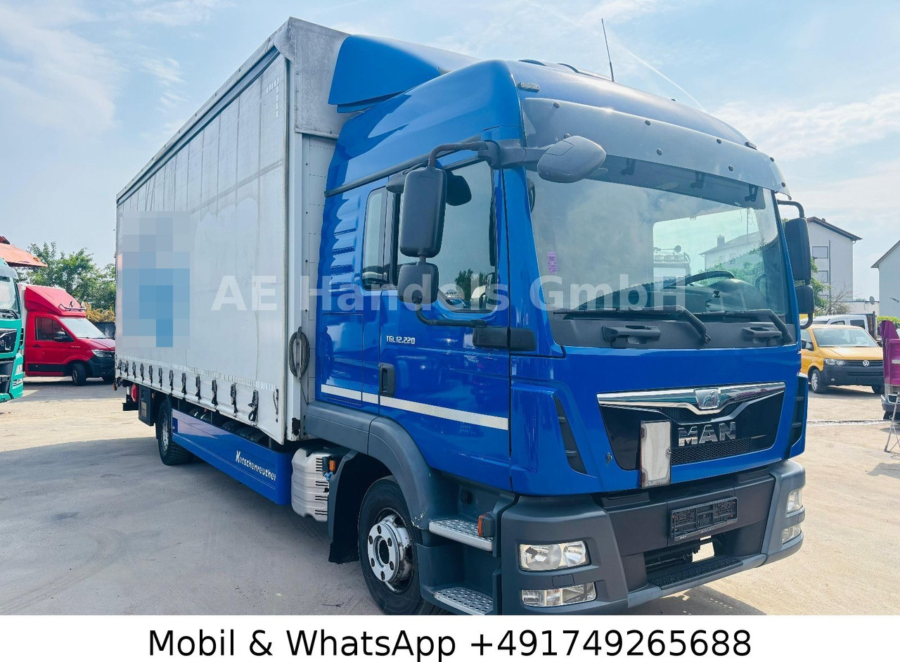 MAN TGL 12.220 LX BL*Tautliner/Edscha/LBW/Standklima - Тентована вантажівка: фото 1 MAN TGL 12.220 LX BL*Tautliner/Edscha/LBW/Standklima - Тентована вантажівка: фото 1
