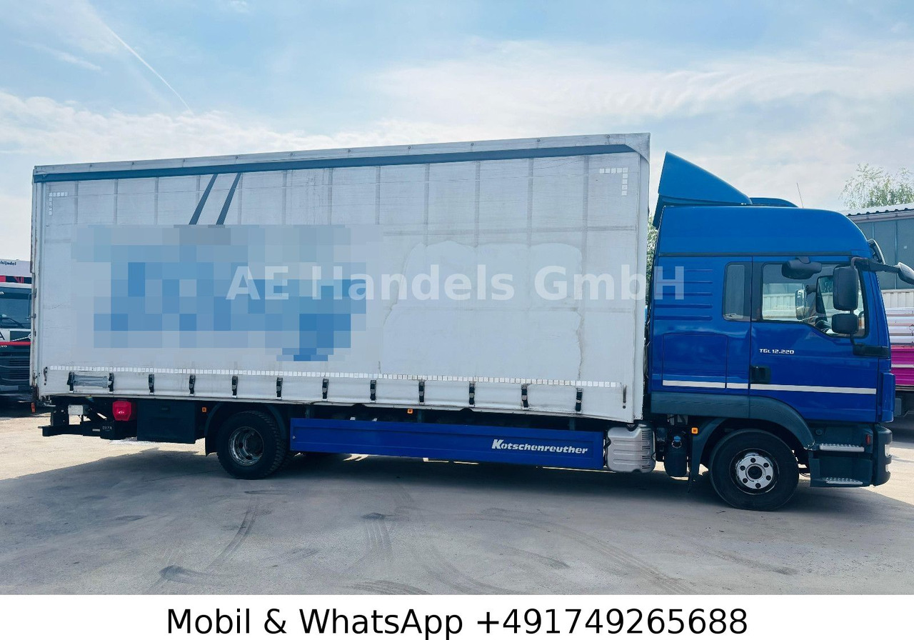 MAN TGL 12.220 LX BL*Tautliner/Edscha/LBW/Standklima - Тентована вантажівка: фото 2 MAN TGL 12.220 LX BL*Tautliner/Edscha/LBW/Standklima - Тентована вантажівка: фото 2