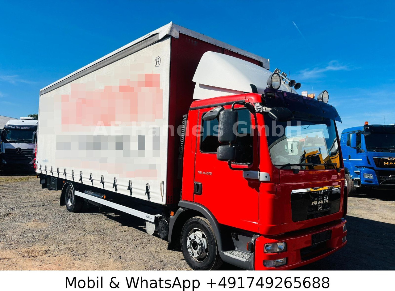MAN TGL 8.220 C BL P+P 4x2*LBW/Tautliner/AHK/AirPipe - Тентований фургон: фото 1 MAN TGL 8.220 C BL P+P 4x2*LBW/Tautliner/AHK/AirPipe - Тентований фургон: фото 1