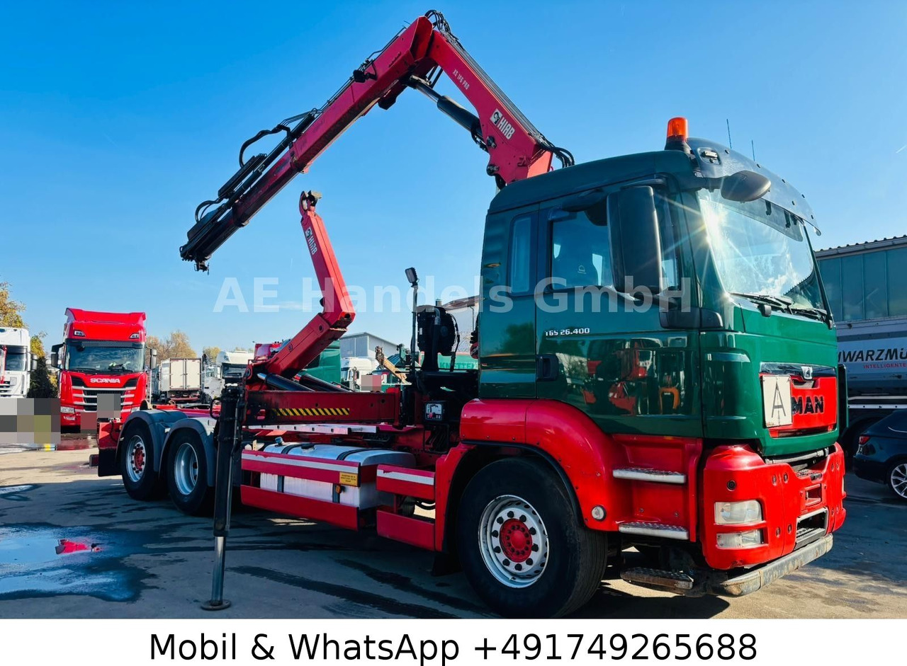 MAN TGS 26.400 6x2 Hiab XR21/HiabSpace3000 *Retarder - Гаковий мультиліфт вантажівка, Вантажівка з маніпулятором: фото 2 MAN TGS 26.400 6x2 Hiab XR21/HiabSpace3000 *Retarder - Гаковий мультиліфт вантажівка, Вантажівка з маніпулятором: фото 2