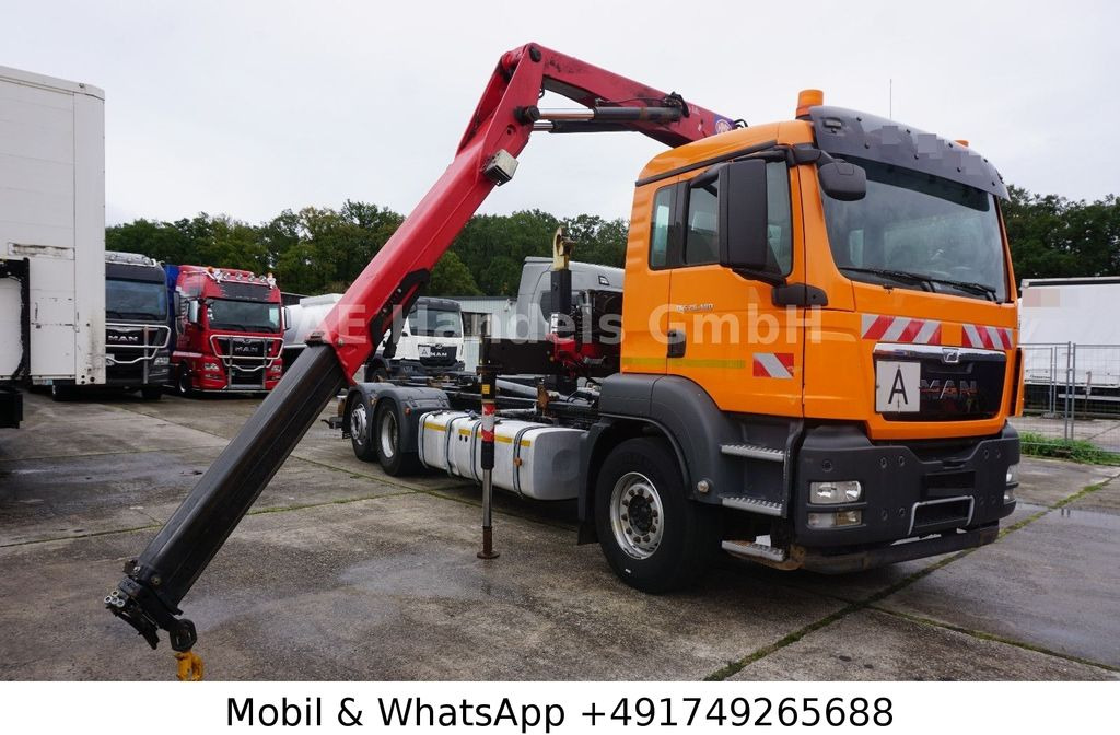 MAN TGS 26.400 BL *Hyva-20.60S/HMF-1444-22/Lenk+Lift MAN TGS 26.400 BL *Hyva-20.60S/HMF-1444-22/Lenk+Lift - Гаковий мультиліфт вантажівка, Вантажівка з маніпулятором: фото 1 MAN TGS 26.400 BL *Hyva-20.60S/HMF-1444-22/Lenk+Lift MAN TGS 26.400 BL *Hyva-20.60S/HMF-1444-22/Lenk+Lift - Гаковий мультиліфт вантажівка, Вантажівка з маніпулятором: фото 1