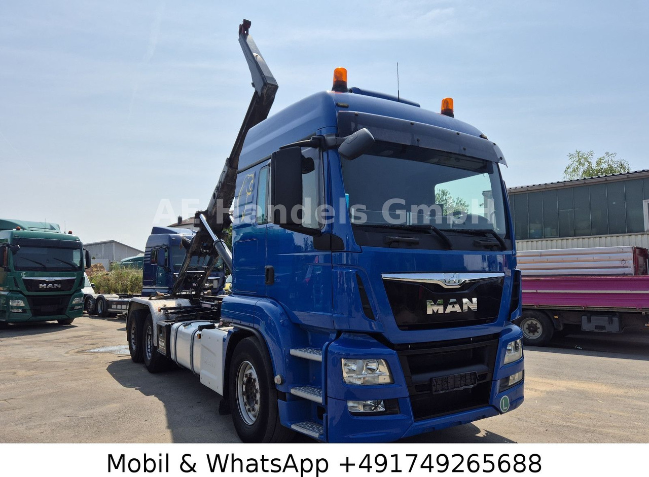 MAN TGS 26.480 XLX LL 6x2 *Intarder/MEILLER-RK-20.65 - Гаковий мультиліфт вантажівка, Вантажівка з маніпулятором: фото 1 MAN TGS 26.480 XLX LL 6x2 *Intarder/MEILLER-RK-20.65 - Гаковий мультиліфт вантажівка, Вантажівка з маніпулятором: фото 1