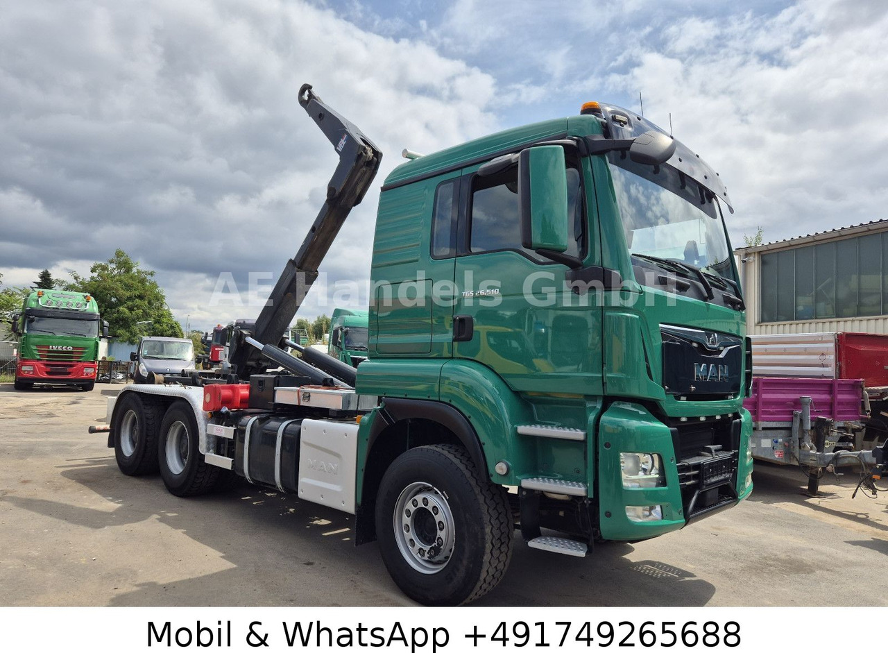 MAN TGS 26.510 XLX BL 6x4 *Retarder/VDL/AP/ACC/LDW - Гаковий мультиліфт вантажівка, Вантажівка з маніпулятором: фото 1 MAN TGS 26.510 XLX BL 6x4 *Retarder/VDL/AP/ACC/LDW - Гаковий мультиліфт вантажівка, Вантажівка з маніпулятором: фото 1