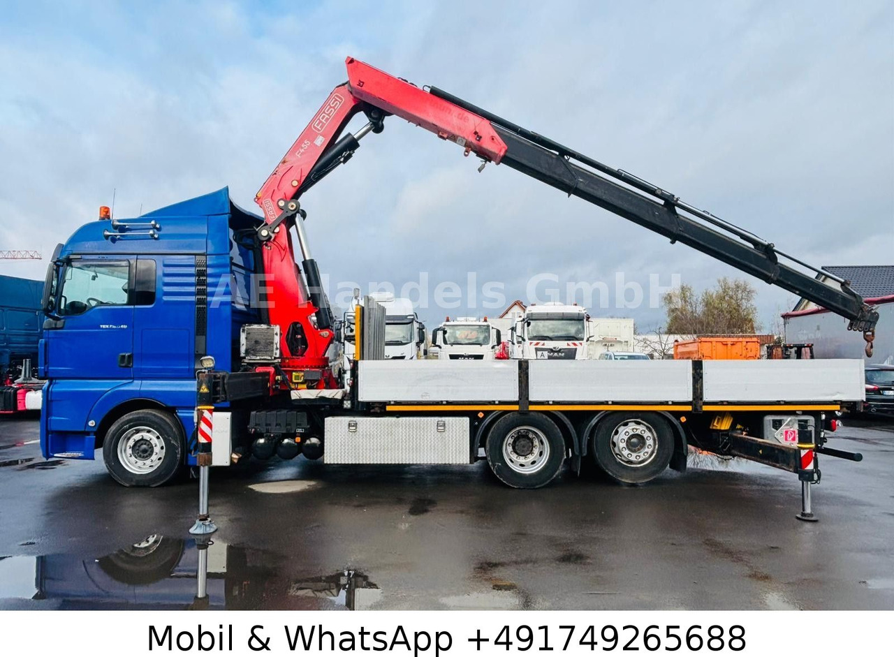 MAN TGX 26.540 XLX BL 6x2 FASSI F455 *Funk/Lenk+Lift - Бортова вантажівка/ Платформа, Вантажівка з маніпулятором: фото 3 MAN TGX 26.540 XLX BL 6x2 FASSI F455 *Funk/Lenk+Lift - Бортова вантажівка/ Платформа, Вантажівка з маніпулятором: фото 3