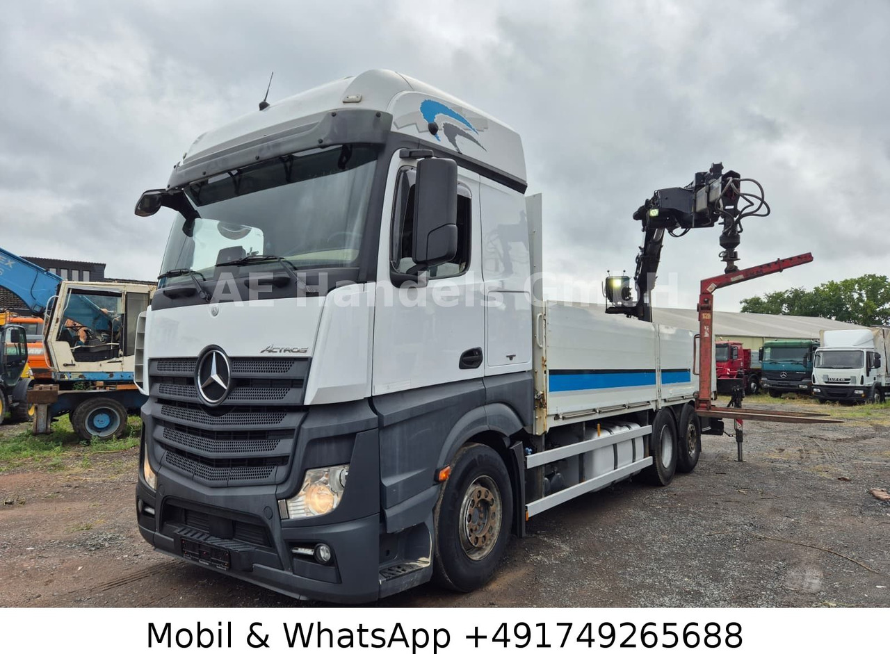 Mercedes-Benz Actros IV 2645 L LL 6x2 *Retarder/Hiab-177K-Pro - Бортова вантажівка/ Платформа, Вантажівка з маніпулятором: фото 1 Mercedes-Benz Actros IV 2645 L LL 6x2 *Retarder/Hiab-177K-Pro - Бортова вантажівка/ Платформа, Вантажівка з маніпулятором: фото 1