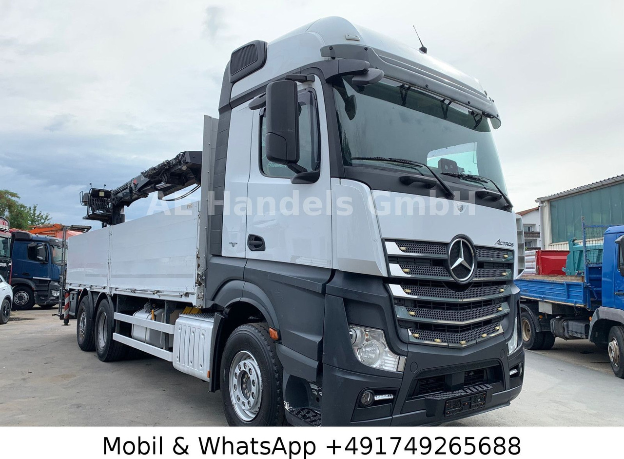 Бортова вантажівка/ Платформа, Вантажівка з маніпулятором Mercedes-Benz Actros IV 2646 L LL 6x2 *Retarder/Hiab-177K-Pro: фото 6 Бортова вантажівка/ Платформа, Вантажівка з маніпулятором Mercedes-Benz Actros IV 2646 L LL 6x2 *Retarder/Hiab-177K-Pro: фото 6
