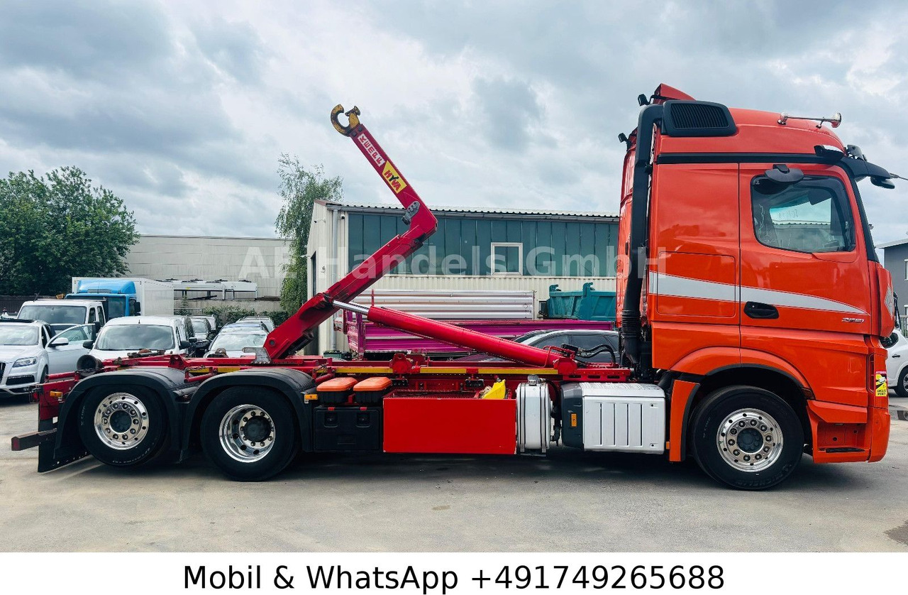 Mercedes-Benz Actros V 2551 L BL 6x2 *Retarder/Hyva-18-60-S - Гаковий мультиліфт вантажівка, Вантажівка з маніпулятором: фото 3 Mercedes-Benz Actros V 2551 L BL 6x2 *Retarder/Hyva-18-60-S - Гаковий мультиліфт вантажівка, Вантажівка з маніпулятором: фото 3