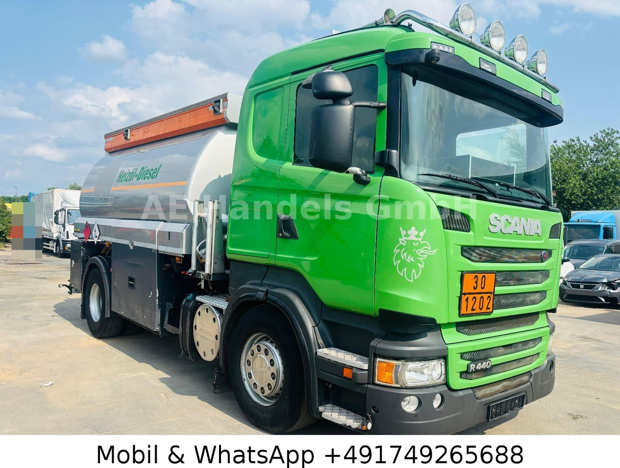 Scania R440 Rohr *Retarder/Oben-Unten/2-Kammern/14m³ - Вантажівка цистерна: фото 2 Scania R440 Rohr *Retarder/Oben-Unten/2-Kammern/14m³ - Вантажівка цистерна: фото 2