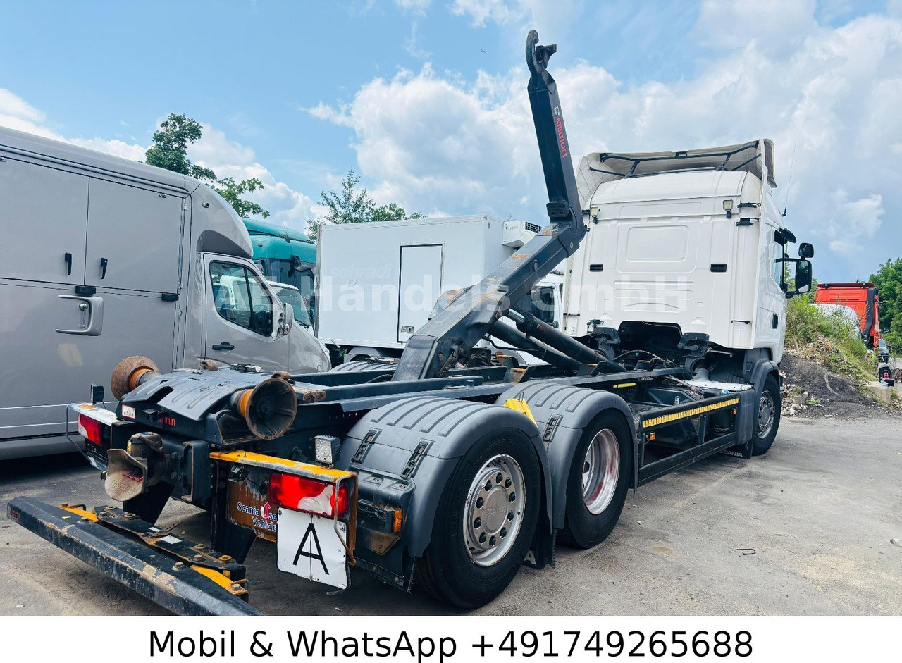 Scania R450 LL 6x2 *Retarder/Hiab-OPT20S59/Standklima - Гаковий мультиліфт вантажівка: фото 4 Scania R450 LL 6x2 *Retarder/Hiab-OPT20S59/Standklima - Гаковий мультиліфт вантажівка: фото 4
