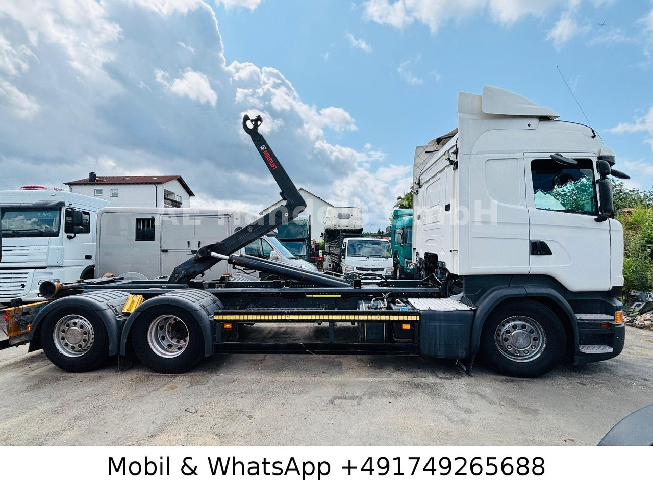 Scania R450 LL 6x2 *Retarder/Hiab-OPT20S59/Standklima - Гаковий мультиліфт вантажівка: фото 3 Scania R450 LL 6x2 *Retarder/Hiab-OPT20S59/Standklima - Гаковий мультиліфт вантажівка: фото 3
