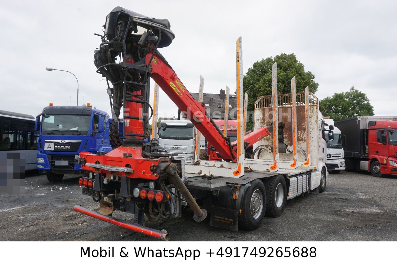 Scania R580 V8 Highline Palfinger-M120L97 *Retarder/ACC - Лісовоз, Вантажівка з маніпулятором: фото 4 Scania R580 V8 Highline Palfinger-M120L97 *Retarder/ACC - Лісовоз, Вантажівка з маніпулятором: фото 4