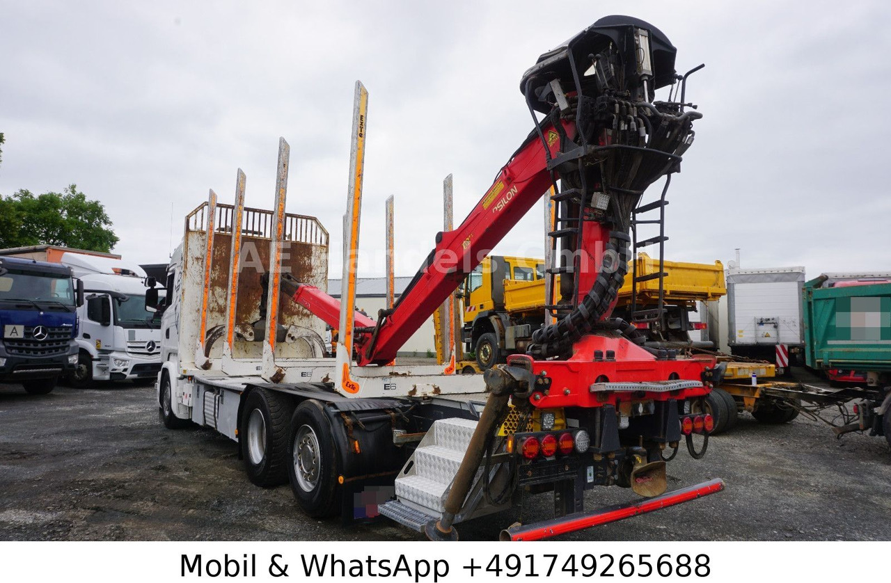 Scania R580 V8 Highline Palfinger-M120L97 *Retarder/ACC - Лісовоз, Вантажівка з маніпулятором: фото 5 Scania R580 V8 Highline Palfinger-M120L97 *Retarder/ACC - Лісовоз, Вантажівка з маніпулятором: фото 5