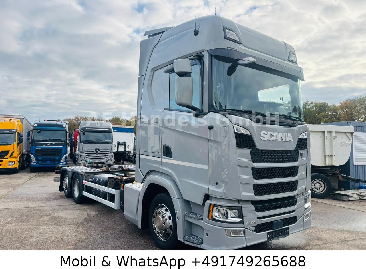 Scania S450 HighLine BDF *Retarder/Lenk+Lift/Multi/ACC - Контейнеровоз/ Змінний кузов вантажівка: фото 1 Scania S450 HighLine BDF *Retarder/Lenk+Lift/Multi/ACC - Контейнеровоз/ Змінний кузов вантажівка: фото 1
