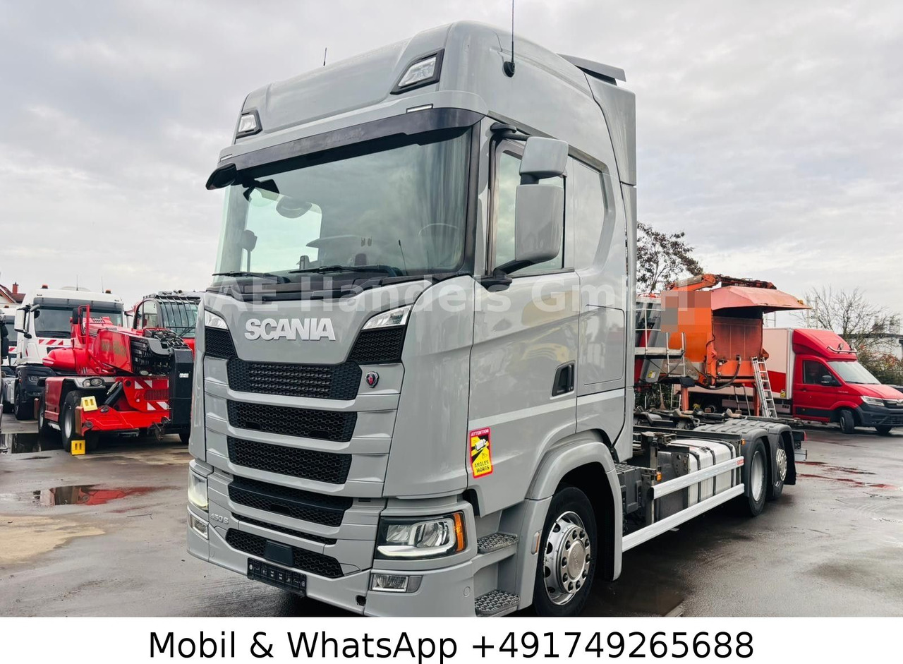 Scania S450 HighLine BDF *Retarder/Lenk+Lift/Multi/ACC - Контейнеровоз/ Змінний кузов вантажівка: фото 1 Scania S450 HighLine BDF *Retarder/Lenk+Lift/Multi/ACC - Контейнеровоз/ Змінний кузов вантажівка: фото 1