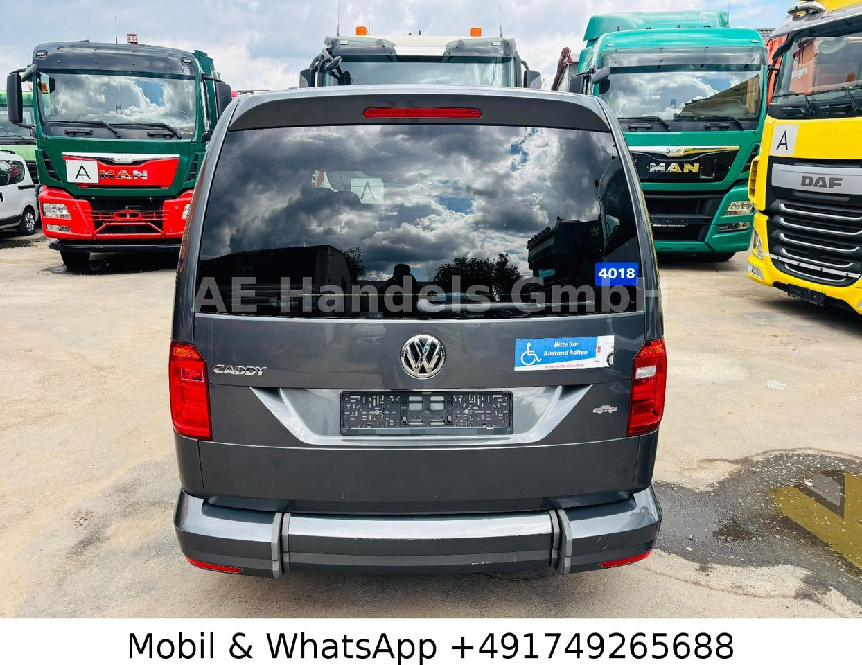 Volkswagen Caddy 2.0 TDI Maxi BTW *Rampe/Klima/Tempomat/6+1 - Пасажирський фургон: фото 5 Volkswagen Caddy 2.0 TDI Maxi BTW *Rampe/Klima/Tempomat/6+1 - Пасажирський фургон: фото 5