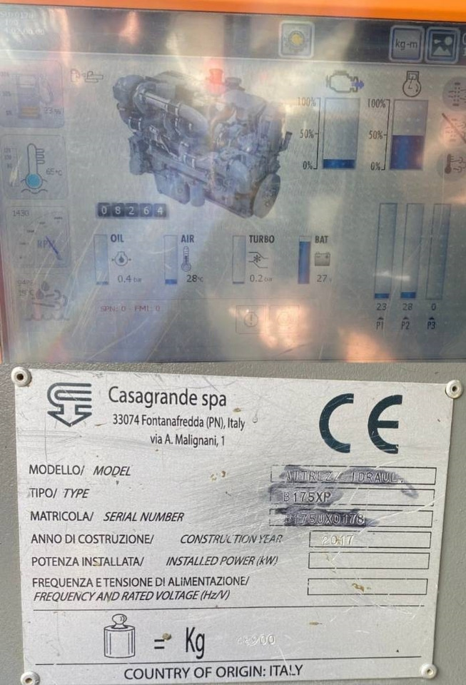 Бурова установка Casagrande B 175 XP 1er Main/Origine Française endommagée: фото 11