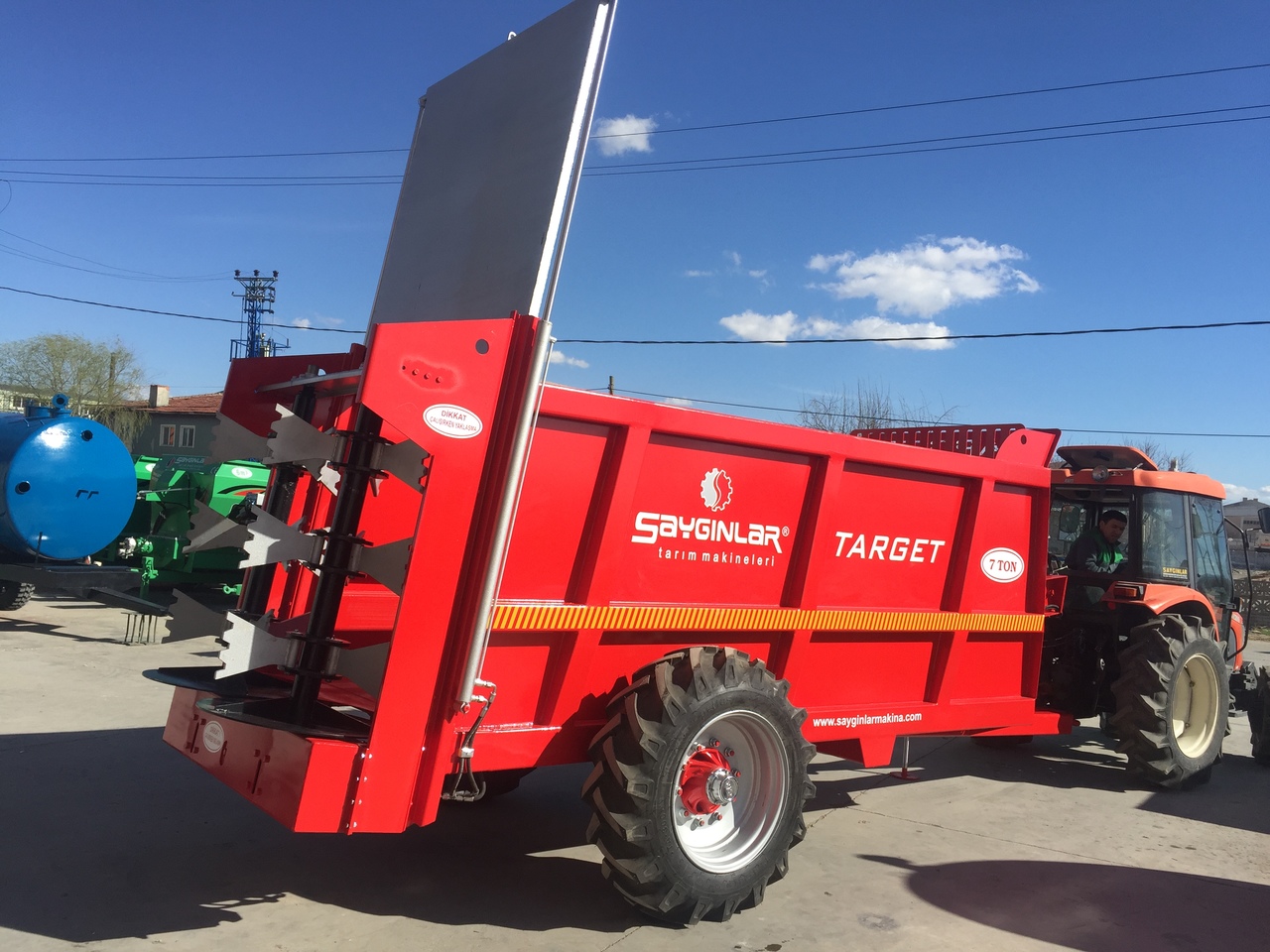 TARGET 10 TON HYDRAULIC PUSH MANURE SPREADER - Гноєрозкидач: фото 3 TARGET 10 TON HYDRAULIC PUSH MANURE SPREADER - Гноєрозкидач: фото 3