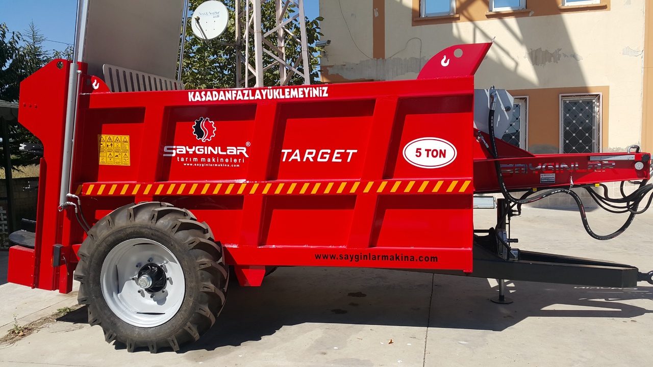 TARGET 5 TON HYDRAULIC PUSH MANURE SPREADER - Гноєрозкидач: фото 4 TARGET 5 TON HYDRAULIC PUSH MANURE SPREADER - Гноєрозкидач: фото 4