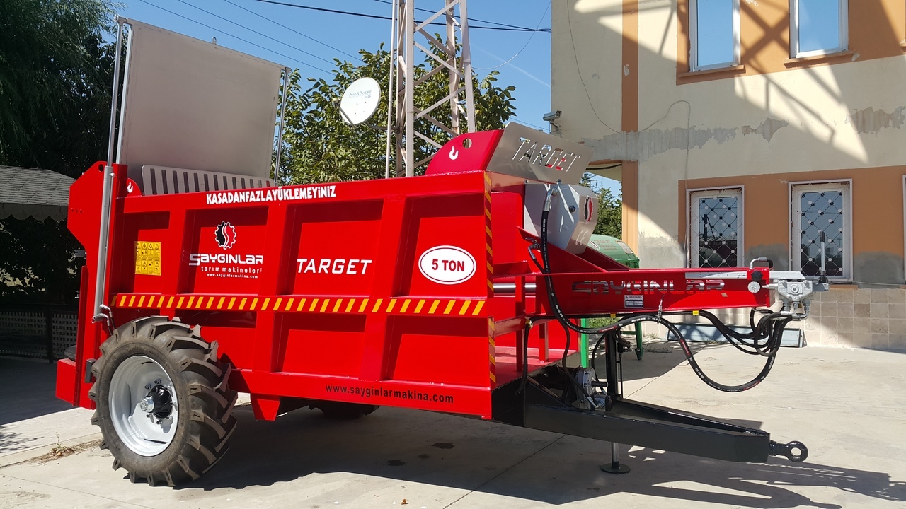 TARGET 5 TON HYDRAULIC PUSH MANURE SPREADER - Гноєрозкидач: фото 1 TARGET 5 TON HYDRAULIC PUSH MANURE SPREADER - Гноєрозкидач: фото 1