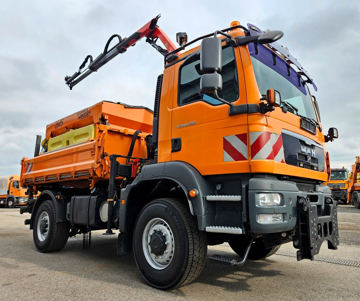 MAN TGM 18.290 4x4 Palfinger PK7001 Kran Funk Euro5 - Самоскид вантажівка, Вантажівка з маніпулятором: фото 3 MAN TGM 18.290 4x4 Palfinger PK7001 Kran Funk Euro5 - Самоскид вантажівка, Вантажівка з маніпулятором: фото 3