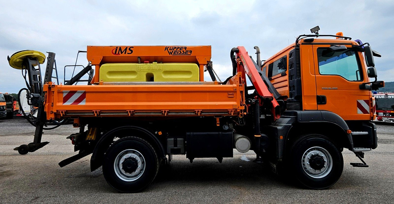 MAN TGM 18.290 4x4 Palfinger PK7001 Kran Funk Euro5 - Самоскид вантажівка, Вантажівка з маніпулятором: фото 2 MAN TGM 18.290 4x4 Palfinger PK7001 Kran Funk Euro5 - Самоскид вантажівка, Вантажівка з маніпулятором: фото 2