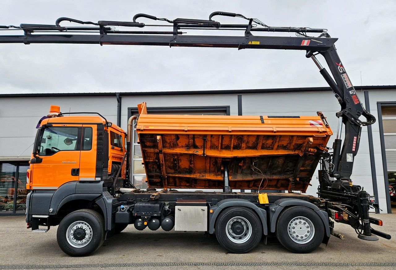 Самоскид вантажівка, Вантажівка з маніпулятором MAN TGS 28.360 6x4-4 HIAB 144E-4 Kran Euro5: фото 6