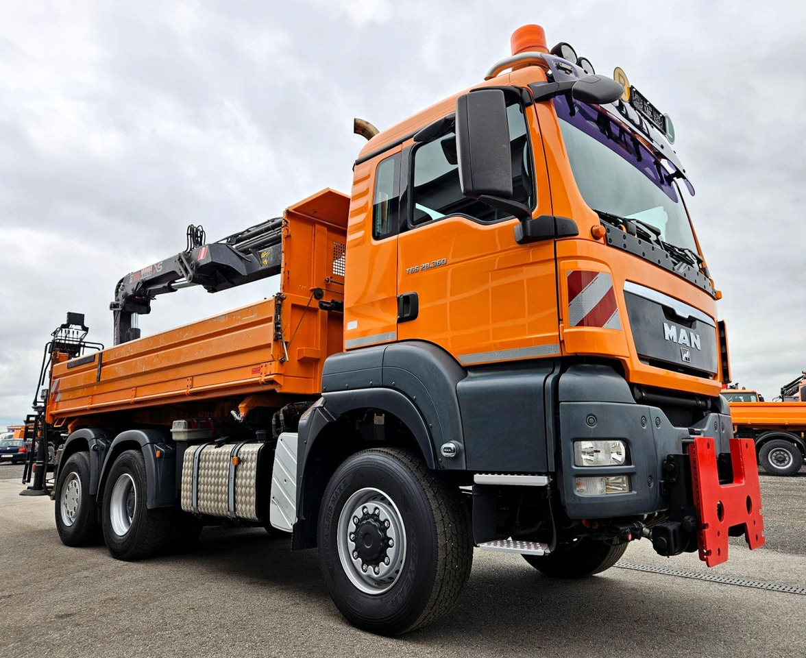 Самоскид вантажівка, Вантажівка з маніпулятором MAN TGS 28.360 6x4-4 HIAB 144E-4 Kran Euro5: фото 15