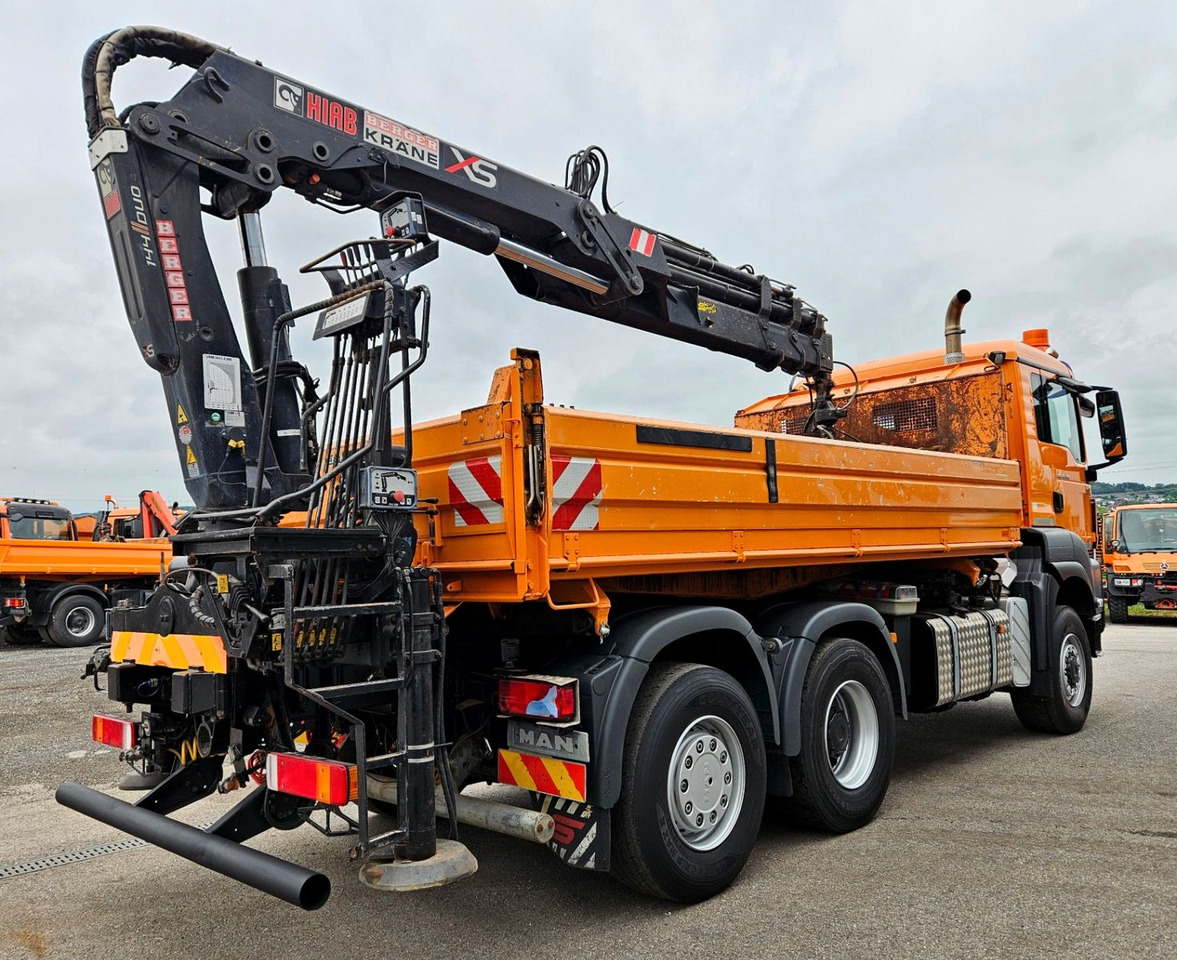 Самоскид вантажівка, Вантажівка з маніпулятором MAN TGS 28.360 6x4-4 HIAB 144E-4 Kran Euro5: фото 13