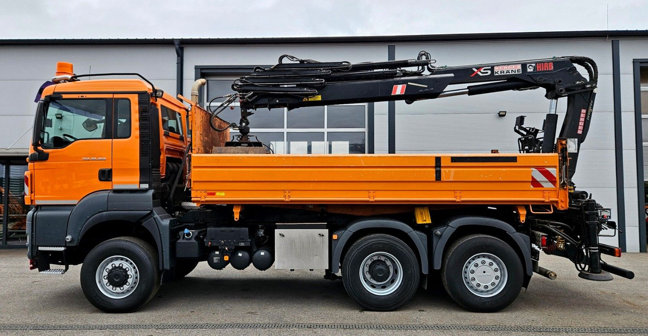 Самоскид вантажівка, Вантажівка з маніпулятором MAN TGS 28.360 6x4-4 HIAB 144E-4 Kran Euro5: фото 11