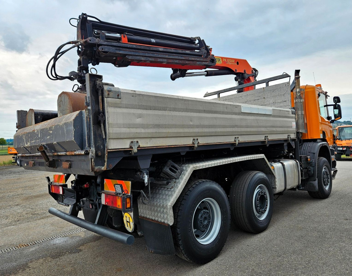 Scania P114 380 6x4-4 Palfinger PK12502 Kran Funk - Самоскид вантажівка, Вантажівка з маніпулятором: фото 5 Scania P114 380 6x4-4 Palfinger PK12502 Kran Funk - Самоскид вантажівка, Вантажівка з маніпулятором: фото 5