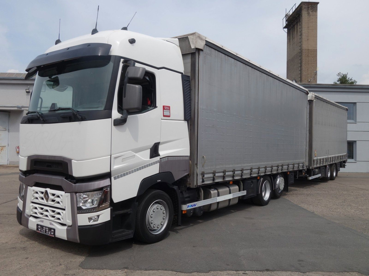 Renault T520 6x2 + trailer, 120m3, 2x Liftachse - Тентована вантажівка: фото 1 Renault T520 6x2 + trailer, 120m3, 2x Liftachse - Тентована вантажівка: фото 1