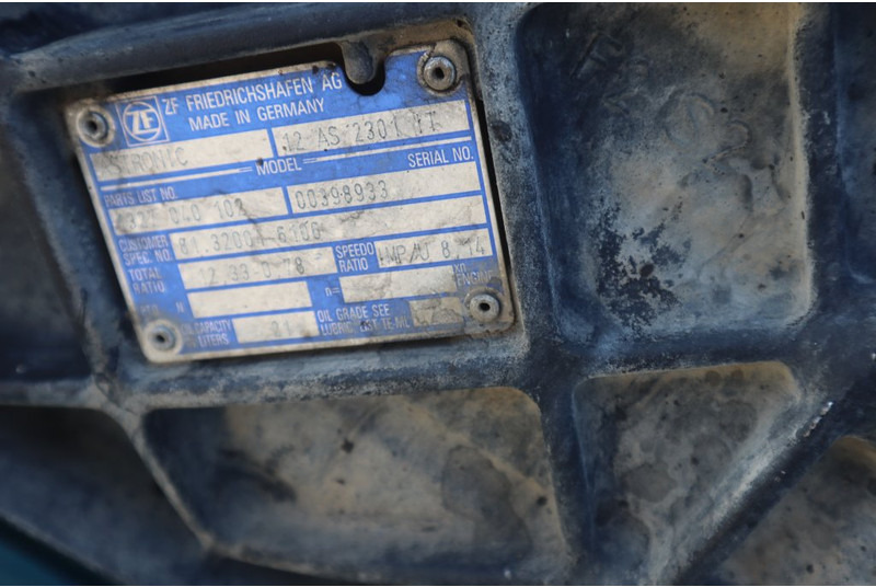 ZF 12AS2301OD+INT 81.32004-6106 - Коробка передач в категорії Вантажівки: фото 5 ZF 12AS2301OD+INT 81.32004-6106 - Коробка передач в категорії Вантажівки: фото 5