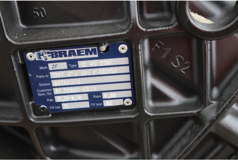 ZF 12AS2301OD TGA 81.32003-6873 - Коробка передач в категорії Вантажівки: фото 5 ZF 12AS2301OD TGA 81.32003-6873 - Коробка передач в категорії Вантажівки: фото 5