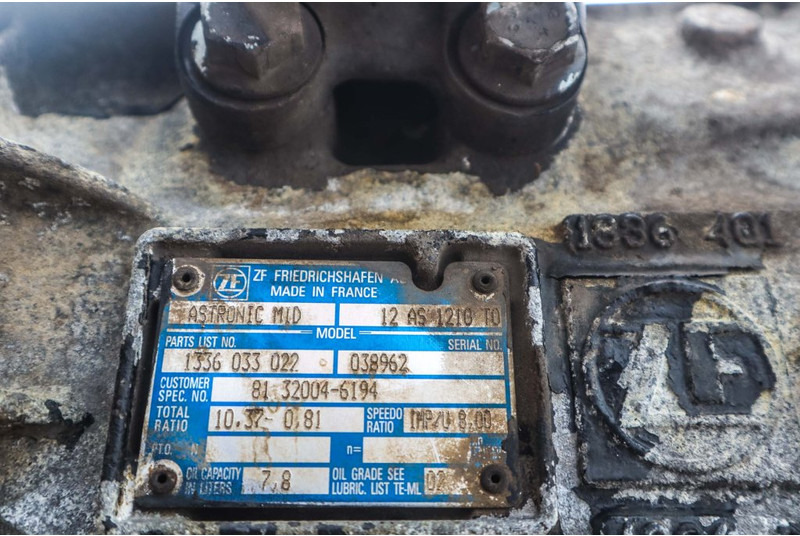 ZF 12AS1210OD TGM 81.32004-6194 - Запчастини в категорії Вантажівки: фото 5 ZF 12AS1210OD TGM 81.32004-6194 - Запчастини в категорії Вантажівки: фото 5