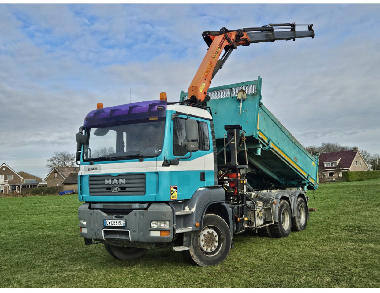 MAN TGA 33.360 TIPPER 3 SIDE CRANE PALFINGER 16502 *REMOTE CONTROL - Самоскид вантажівка: фото 1 MAN TGA 33.360 TIPPER 3 SIDE CRANE PALFINGER 16502 *REMOTE CONTROL - Самоскид вантажівка: фото 1