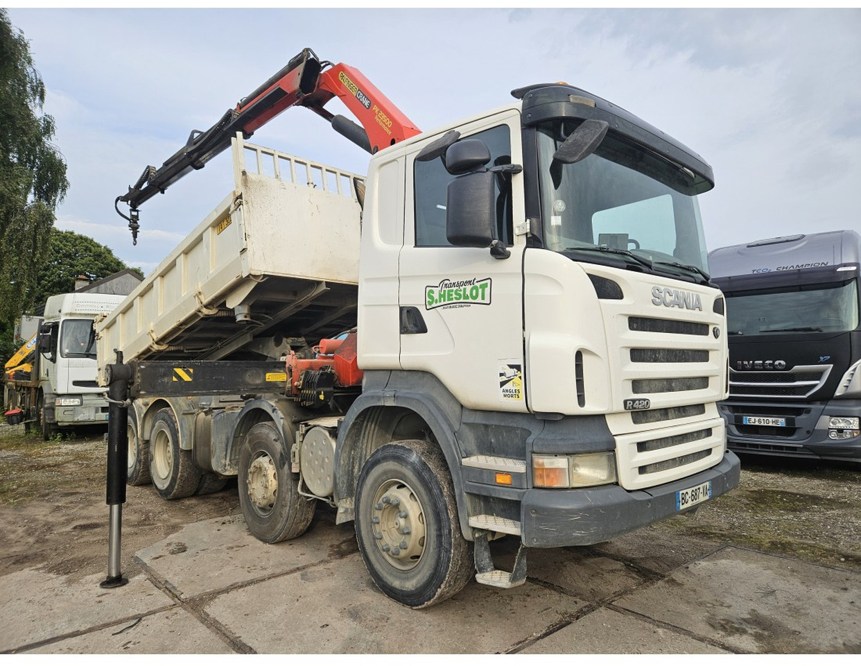 Scania R420 8x4 Tipper Crane Palfinger 23500 - Самоскид вантажівка, Вантажівка з маніпулятором: фото 3 Scania R420 8x4 Tipper Crane Palfinger 23500 - Самоскид вантажівка, Вантажівка з маніпулятором: фото 3