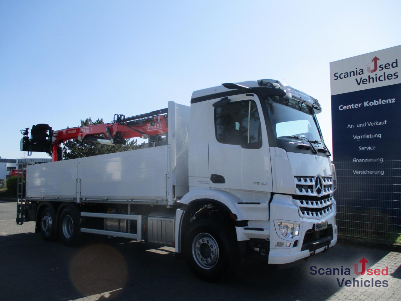 MERCEDES-BENZ AROCS 2545 - FASSI F240ASXP.23 - RUNGENSYSTEM - - Бортова вантажівка/ Платформа: фото 1 MERCEDES-BENZ AROCS 2545 - FASSI F240ASXP.23 - RUNGENSYSTEM - - Бортова вантажівка/ Платформа: фото 1