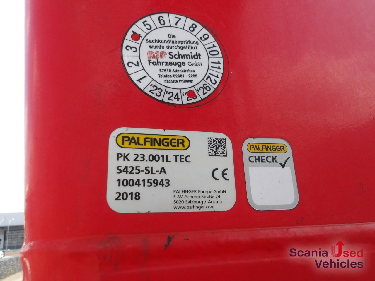 SCANIA R580 - 6x2*4 - V8 - PALFINGER PK 23.001L TEC3 - Бортова вантажівка/ Платформа, Вантажівка з маніпулятором: фото 4 SCANIA R580 - 6x2*4 - V8 - PALFINGER PK 23.001L TEC3 - Бортова вантажівка/ Платформа, Вантажівка з маніпулятором: фото 4
