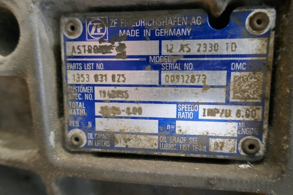 Växellåda ZF DAF XF 460 - Коробка передач в категорії Вантажівки: фото 5 Växellåda ZF DAF XF 460 - Коробка передач в категорії Вантажівки: фото 5