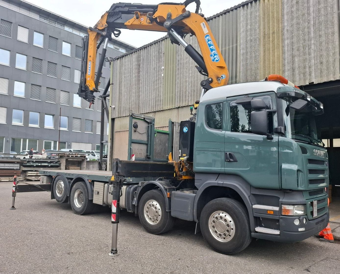 Scania R500 V8 8x2, E5, Effer 585 6S + Flyjib + winch - Вантажівка з маніпулятором: фото 2 Scania R500 V8 8x2, E5, Effer 585 6S + Flyjib + winch - Вантажівка з маніпулятором: фото 2