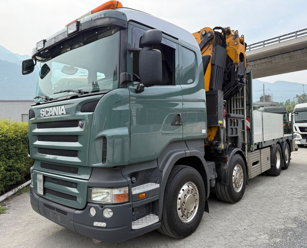 Scania R500 V8 8x2, E5, Effer 585 6S + Flyjib + winch - Вантажівка з маніпулятором: фото 1 Scania R500 V8 8x2, E5, Effer 585 6S + Flyjib + winch - Вантажівка з маніпулятором: фото 1