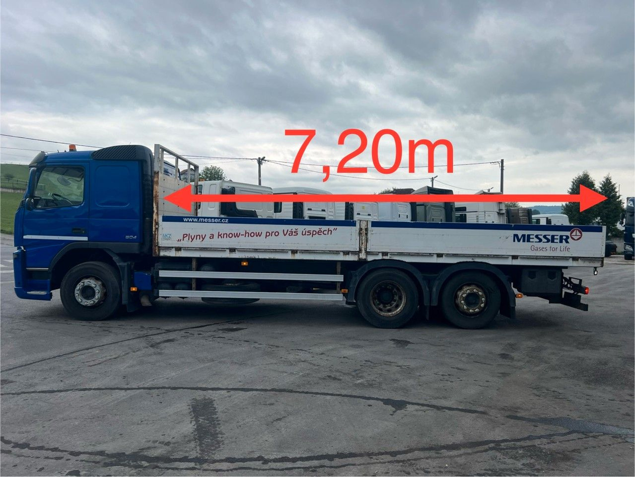Volvo FM 460 6x2, E5, L:7200mm - Бортова вантажівка/ Платформа: фото 4 Volvo FM 460 6x2, E5, L:7200mm - Бортова вантажівка/ Платформа: фото 4