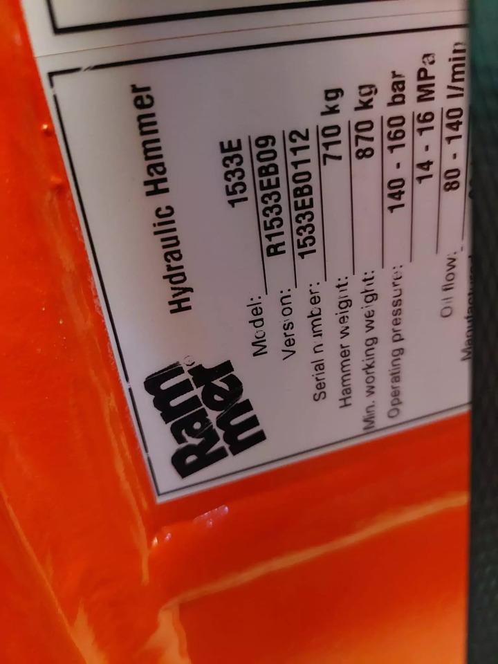 2023 Rammer 1533E - Гідравлічний молот: фото 3 2023 Rammer 1533E - Гідравлічний молот: фото 3