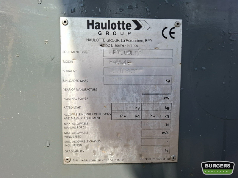 Haulotte HA12IP Nieuwe Accus - Колінчастий підйомник: фото 5 Haulotte HA12IP Nieuwe Accus - Колінчастий підйомник: фото 5