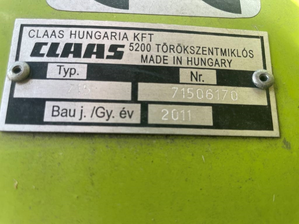 Жниварка зернова Claas 715 Skärbord / Header: фото 6 Жниварка зернова Claas 715 Skärbord / Header: фото 6