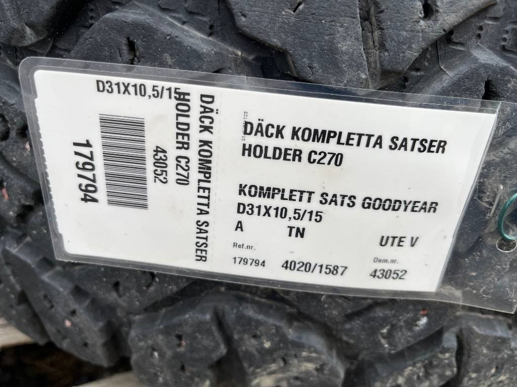 Goodyear 31X10,5 15 Holder C270 - Колесо: фото 4 Goodyear 31X10,5 15 Holder C270 - Колесо: фото 4