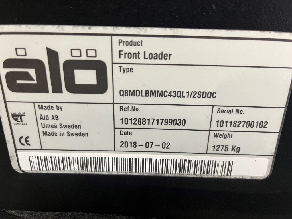 Reservdelar / Parts till Ålö Quicke Q8 - Фронтальний навантажувач для трактора: фото 3 Reservdelar / Parts till Ålö Quicke Q8 - Фронтальний навантажувач для трактора: фото 3