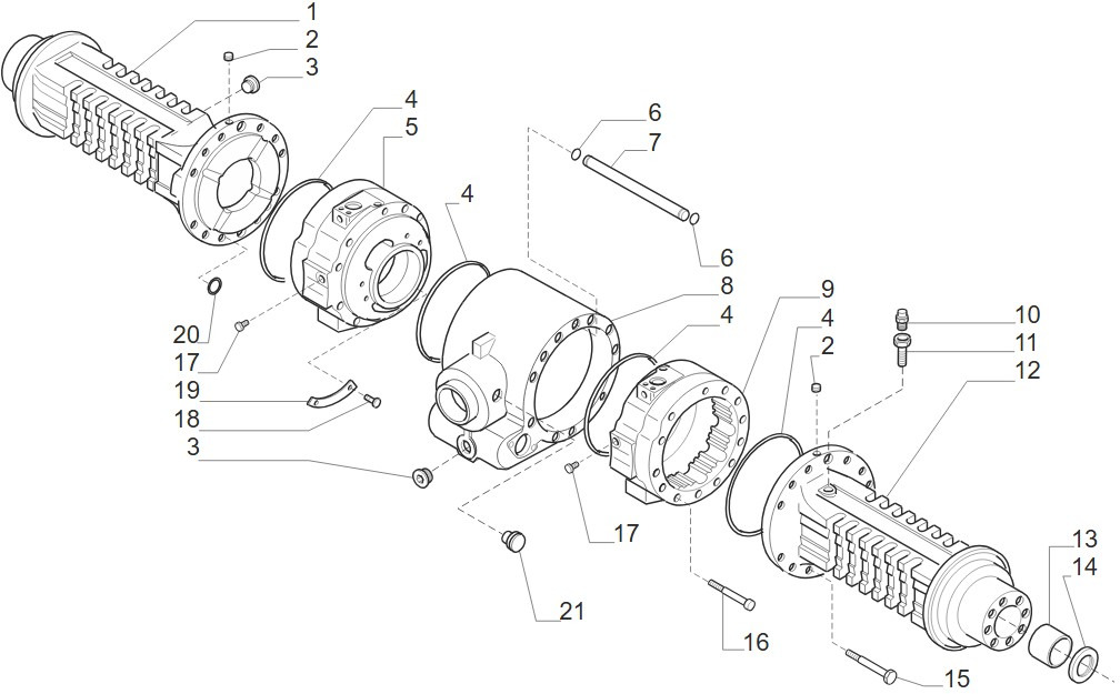 Carraro 28.32M 11885677 150006 Obudowa Mostu Pochwa Zwolnica Zwrotnica Hamulec Piasta CZĘŚCI - Вісь та запчастини в категорії Сільськогосподарська техніка: фото 2 Carraro 28.32M 11885677 150006 Obudowa Mostu Pochwa Zwolnica Zwrotnica Hamulec Piasta CZĘŚCI - Вісь та запчастини в категорії Сільськогосподарська техніка: фото 2