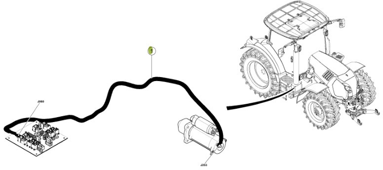 Claas Arion 550-520 650-620 - kabel wiązka elektryczna 0021503002 - Кабелі/ Дроти в категорії Трактори: фото 4 Claas Arion 550-520 650-620 - kabel wiązka elektryczna 0021503002 - Кабелі/ Дроти в категорії Трактори: фото 4